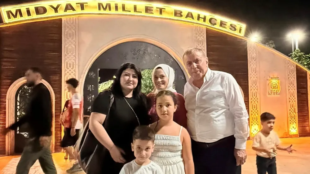 BAŞKAN VEYSİ ŞAHİN MİDYAT MİLLET BAHÇESİNİ ZİYARET ETTİ