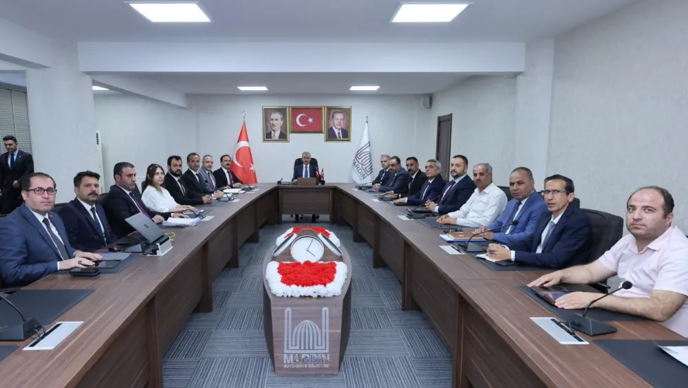 MARDİN VALİSİ TUNCAY  AKKOYUN MARSU ÜST YÖNETİMİ İLE TOPLANTI GERÇEKLEŞTİRDİ